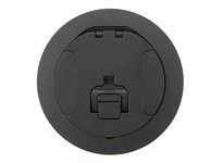 Hubbell Wiring CFBS1R6CVRBLK CFB ROUND 6 INCH COVER BLACK | YarinInd