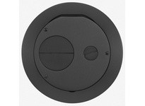 Hubbell Wiring CFBS1R6FFCVRBLK CFB2G ROUND 6 INCH FF COVER BLACK | YarinInd