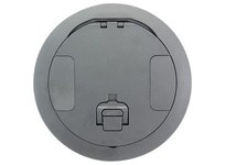 Hubbell Wiring CFBS1R8CVRGRY CFB ROUND 8 INCH COVER GRAY