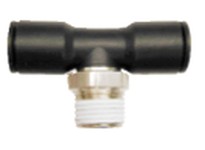 Coilhose CL720604S Coilock Swivel Branch Tee 3/8" OD x 1/4" MPT