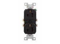 Cooper Eaton CR15BK Receptacle Duplex 15A 125V 2P3W | YarinInd
