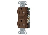 Hubbell Wiring CR20TR TAMP RES COM GRD 20A 125V 5-20R BR
