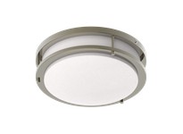 RAB CRVFAD-12R-16-9CCT-UNVT-BN/EM DECO FMFA 12" ROUND 16W 1200LM CRI90 5CCT UNV TRIAC EMBB BRUSHED NICKEL