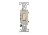 Cooper Eaton CS115V Switch Toggle SP 15A 120/277V Swire Ivory