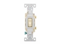 Cooper Eaton CS120V Switch Toggle SP 20A 120/277V Swire Ivory