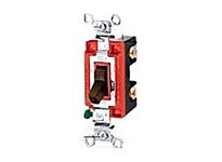 Hubbell Wiring CS1221RU SWITCH COM SP 20A 120/277V RD USA | Industrial Supplies
