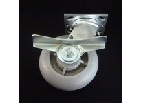 Fastube CS6 L B Bolt on Caster - 6"Swivel w/Side Lock (Balloon Gray Wheel)