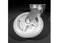 Fastube CS8 S B Bolt on Caster - 8" Swivel (Balloon Gray Wheel) | Durable Industrial Caster