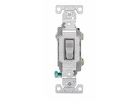 Cooper Eaton CSB115GY Switch Toggle SP 15A 120/277V | Durable Gray Switch