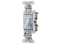 Hubbell Wiring CSB120WF SWITCH SP 20A 120/277V B+S | YarinInd