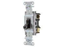 Hubbell Wiring CSB320BKLV SWITCH 3W 5A 24V DC B+S BK | YarinInd