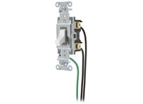 Hubbell Wiring CSL115W SWITCH SPEC SP 15A 120/277V WH WL | Industrial Supplies
