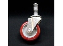 Fastube CST4 S P Expanding Stem Caster - 4" Swivel Polyurethane | YarinInd