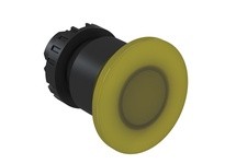 WEG CSW-BCI3 WH 22mm Illum. Mushroom PB Yellow Pushbuttons