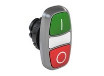 WEG CSW2-BDFIC21IO WH 22mm Illum. Dbl PB I/O | YarinInd