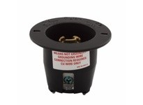 Cooper Eaton CWL715FI Flanged Inlet 15A 277V 2P3W H/L Black & White