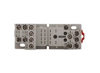 Cutler Hammer D2PA7 Relay Socket 14 Pin 4 Pole Finger Safe 300V 10A DIN/Panel Mnt Screw D2PR4 D2PF4