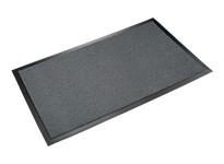 Crown DE MA46GY 131 Series Nosed-All Spaghetti Mat Unbacked Gray 4 Feet x 6 Feet (Priced per 1 EA)
