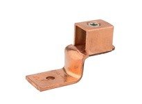 NSI DE708 COPPER SOLDERLESS LUG 500 MCM - 4/0 AWG 3/8 MTG HOLE | High-Quality Electrical Supplies