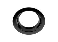 RAB DLTRIM/C8R33S-B RECESSED DOWNLIGHTS COMMERCIAL TRIM 8 INCHES 33W ROUND SMOOTH BLACK