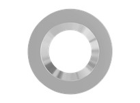 RAB DLTRIM/CRLEDFA10R-BNS Color Trim for CRLEDFA 10" | Brushed Nickel Smooth