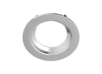 RAB DLTRIM/R4RS-BN Recessed Retrofit Downlight Trim 4' Round Smooth Brushed Nickel | High-Quality Lighting Solutions