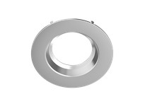 RAB DLTRIM/R6RS-BN RECESSED RETROFIT DOWNLIGHT TRIM 6" ROUND SMOOTH BRUSHED NICKEL