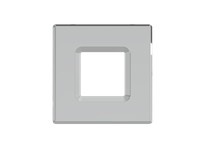 RAB DLTRIM/WFRL4S-BNB COLOR TRIM FOR SQUARE WAFER 4" BRUSHED NICKEL BAFFLE