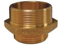Dixon DMH3025F-D Domestic Double Male Hex Nipple Brass