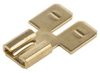 NSI Industries DMT250-3-P MT-MINITERMS BARE DOUBLE MALE TAB | Quality Supplies