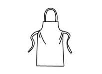 DP-46 West Chester 46" 1.5 Mil White Polyethylene Apron WCPG