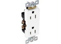 Orbit DR15-SA 15A DECORATIVE DUPLEX REC. S/G ALMOND