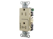 Hubbell Wiring DR15C1ITR 1/2 CONTROLLED 15A 125V B/S TR DECOIV