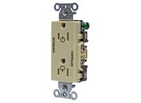 Hubbell Wiring DR15C2I 2/2 CONTROLLED 15A 125V B/S DECO IV