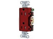 Hubbell Wiring DR15RTR TAMP RES DECO FACE 15A 125V 5-15R R