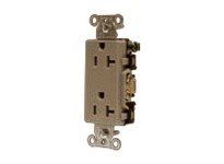 Hubbell Wiring DR20IWRTR WTR/TAMP RES DECO FACE 20A 125V IV