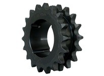 DS100ATB19H (3020) Double Single Roller Chain Sprocket Taper Bushed