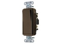Hubbell Wiring DS320LV SWITCH DECO 3-WAY 5A 24VDC B+S BR