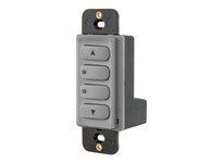 Hubbell Wiring DSC010GY LV MOM LATCH COMBO 0-10V DIMM SW GY