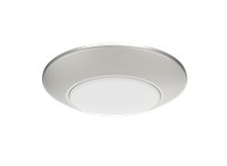RAB DSK34-4R12930120BNS SURFACE & FLUSH MOUNTS 750 LUMENS DSK34 4 INCH ROUND 12W 90CRI 3000K 120V BRUSHED NICKEL SMOOTH