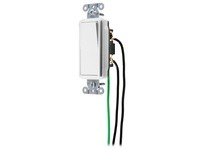 Hubbell Wiring DSL320W SWITCH DECO 3W 20A 120/277V WH WL