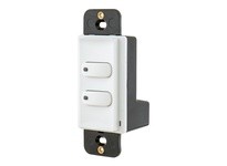 Hubbell Wiring DSM30W2P LV SW STYLN MOMENTARY 2 BTN LED WH | Industrial Supplies