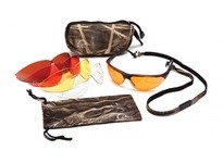 Pyramex Ducks Unlimited DUCLAM1 Black Rendezvous Shooting Eyewear Kit | Interchangeable Lenses