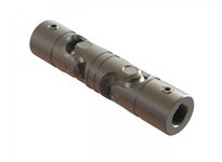 Belden DUJ-HD875x438K Double Universal Joint 4.375 inch long 0.87 inch wide 3/32 x 3/64 inch keyway Alloy Steel 10-32x 3/16 set 