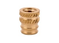 E-Z LOK DV-006-TH Threaded Insert for Plastic - Tapered - Double vane - 6-32 Pack of 100