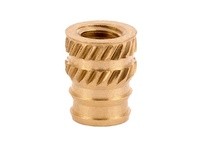 E-Z LOK DV-008-TH Threaded Insert for Plastic - Tapered - Double vane - 8-32 Pack of 100