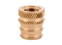 E-Z LOK DV-316-TH Threaded Insert for Plastic - Tapered - Double vane - 3/8-16 Pack of 25
