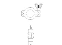 Dixon DVF-A1016LH KF Vacuum Fitting Clamp | High-Quality Industrial Supplies