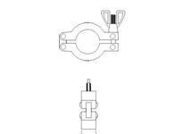Dixon DVF-A50LH KF Vacuum Fitting Clamp | High-Quality Industrial Supplies