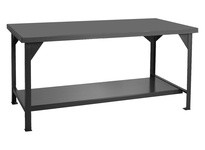 Durham DWB-3048-95 DUR WK BCH 30X48X34 12GA. TOP #95 GRAY